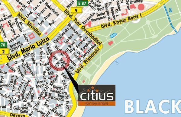 Citius Hotel Warna Exterior foto